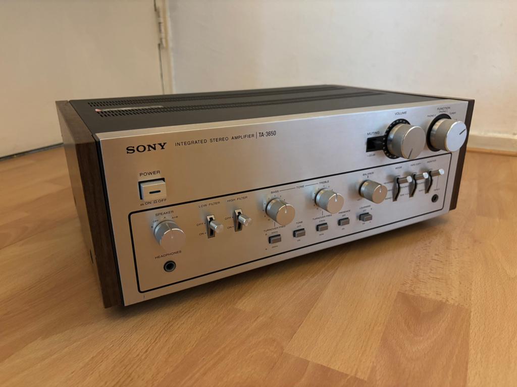Sony TA-3650 versterker, Ophalen, Zo goed als nieuw, Sony, Minder dan 60 watt