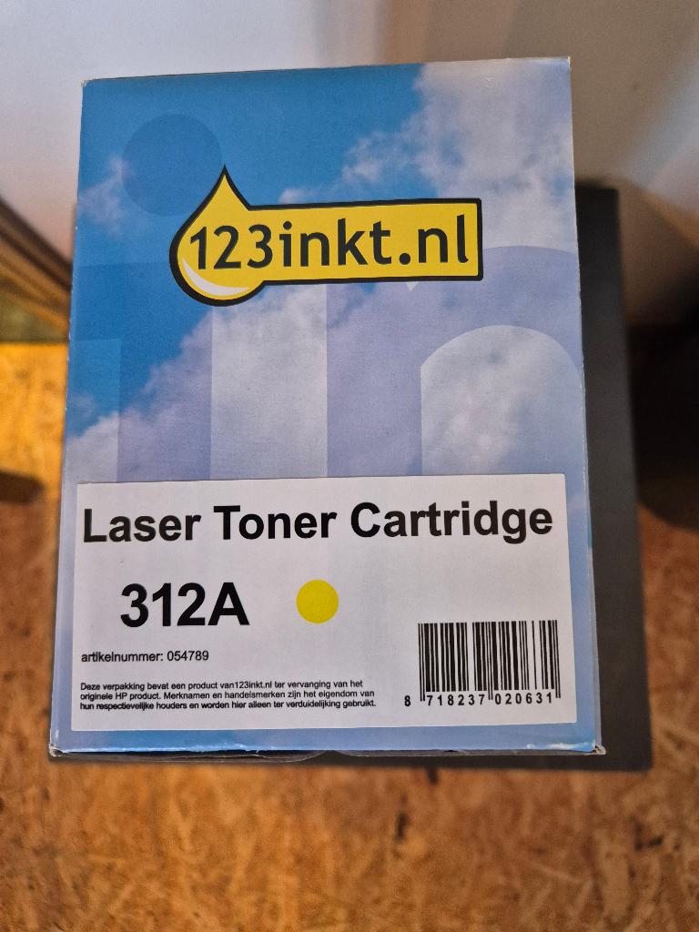 123inkt huismerk Laser Toner Cartridge 312A geel, Computers en Software, Printerbenodigdheden, Ophalen of Verzenden, Nieuw, Toner