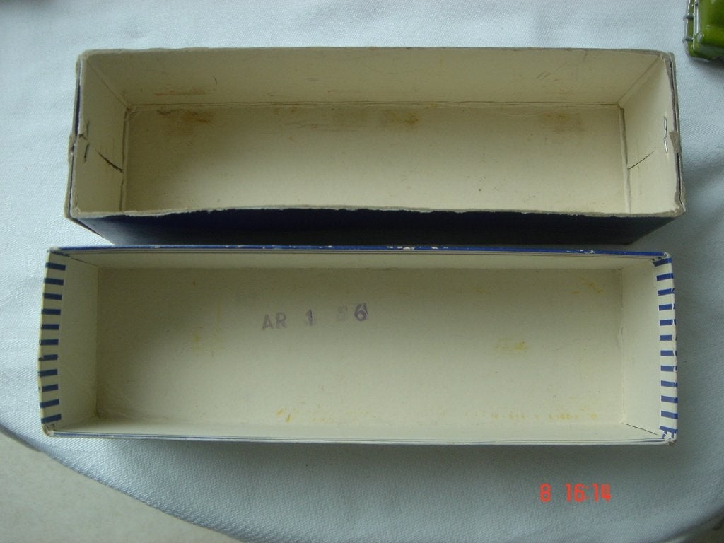 LEGE BOX VOOR DINKY TRACTOR MET OPLEGGER NR 409 UIT 1956, Ophalen, Gebruikt, Overige typen, Dinky Toys