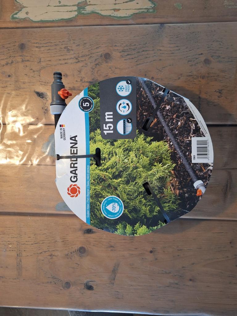 Gardena druppelslang 15m, Ophalen, Nieuw, Tuinslang