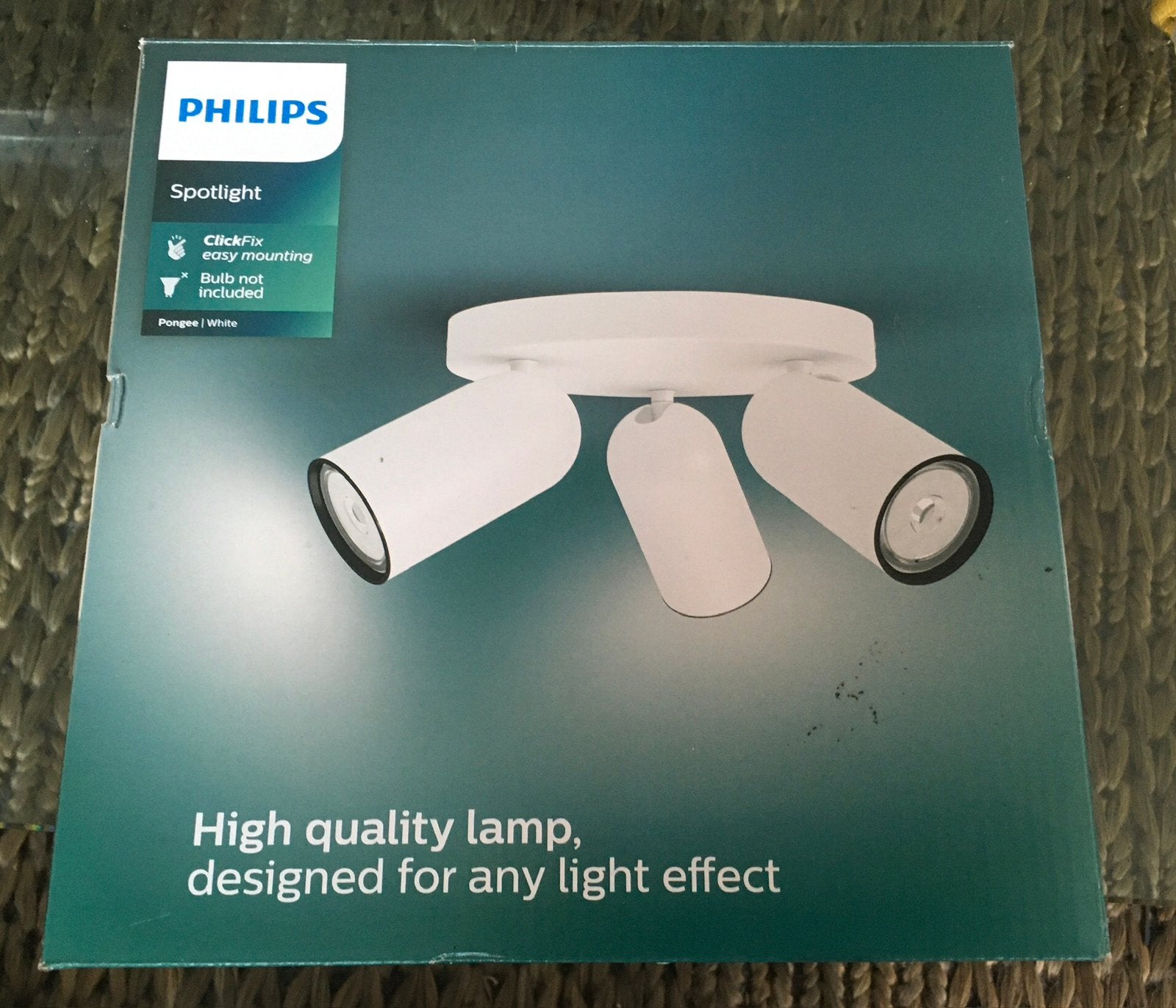 Plafond garage wand lamp met gloeilamp, Ophalen of Verzenden