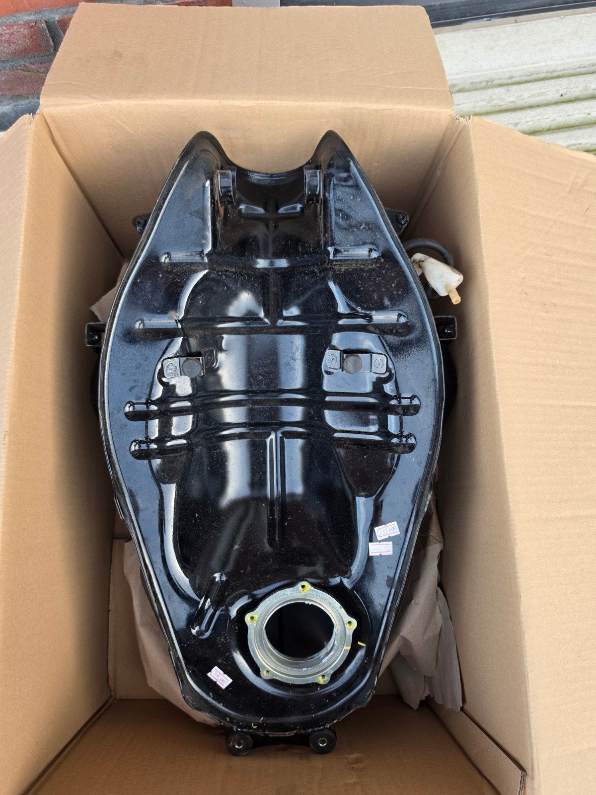 Kawasaki Ninja 300 brandstoftank - Zwart beschadigd, Ophalen of Verzenden, Gebruikt