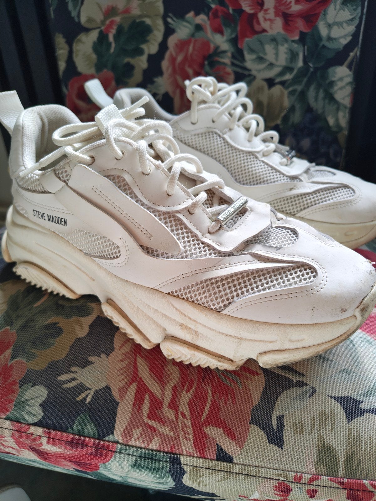 Steve madden sneakers schoenen gympen 42, Wit, Ophalen of Verzenden, Sneakers of Gympen, Gedragen