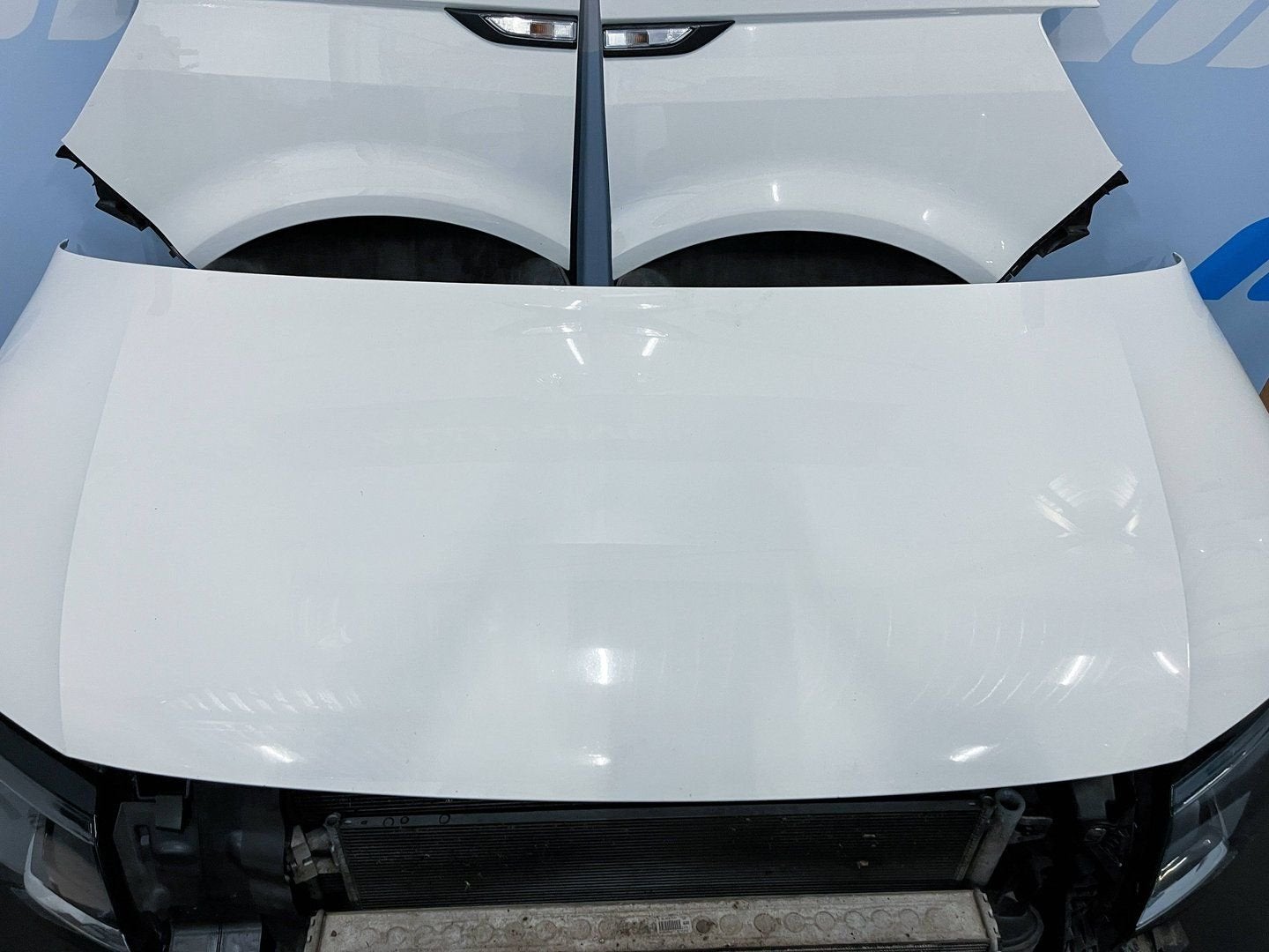 Complete voorkop VW Volkswagen Transporter T6 wit LB9A ACC, Gebruikt, -, Voor, -