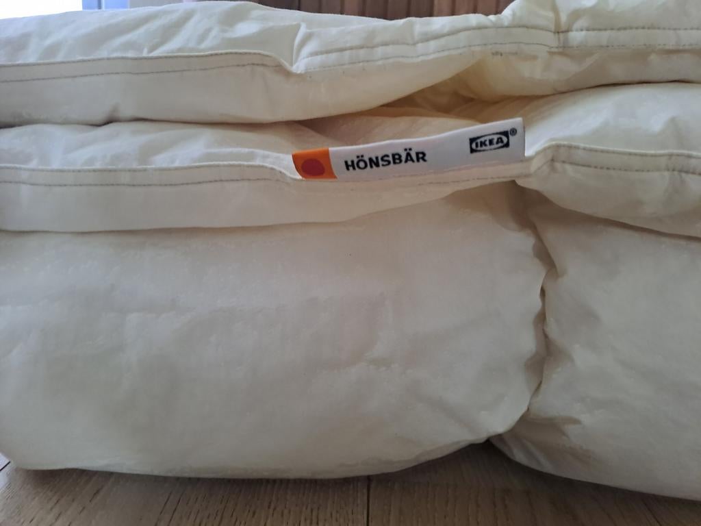 IKEA HÖNSBÄR Veren Dekbed 200x200 cm - Koel voor de zomer, Ophalen of Verzenden, Tweepersoons, Wit, Deken of Dekbed