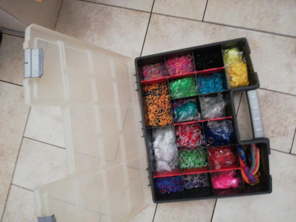 Diamond painting 206 zakjes opbergdoos en pennen, Ophalen, Nieuw, Knutselwerk