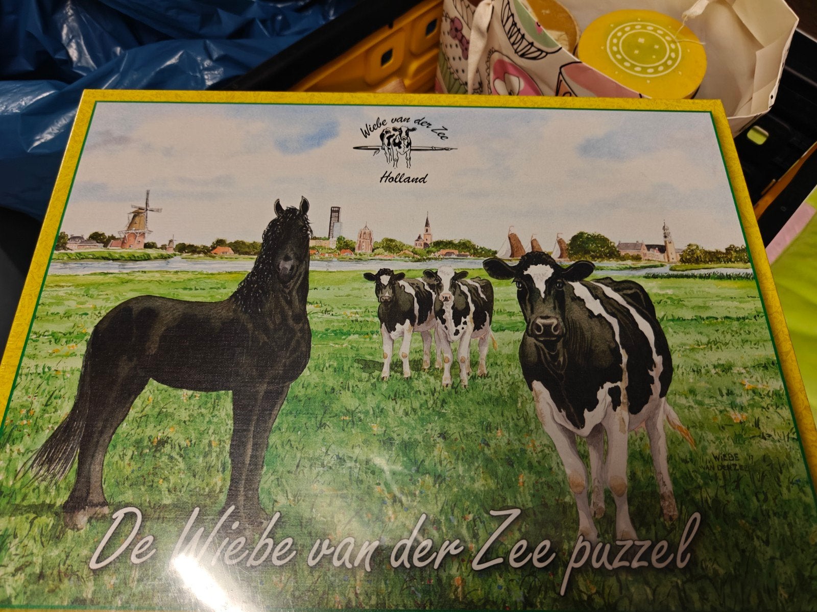 Wiebe van der Zee puzzel 'Friesland' - Holland, Ophalen of Verzenden, 500 t/m 1500 stukjes, Nieuw, Legpuzzel
