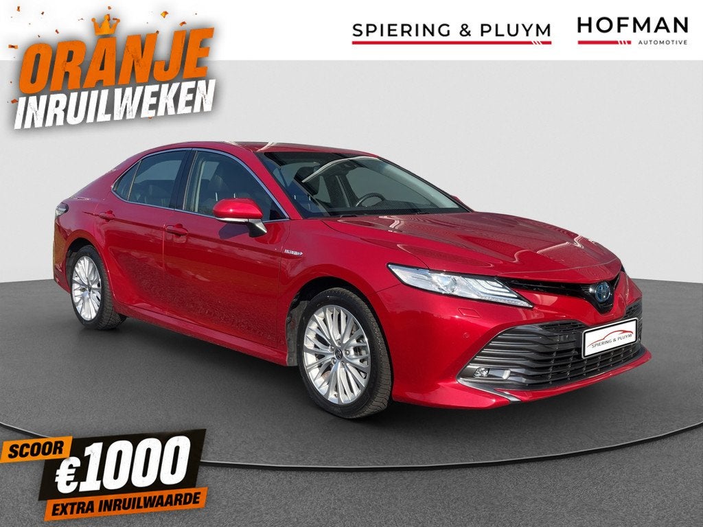 Toyota Camry 2.5 Hybrid Business + Blindspot | leder | Camer, Auto's, Toyota, Bedrijf, Te koop, Camry, ABS, Achteruitrijcamera