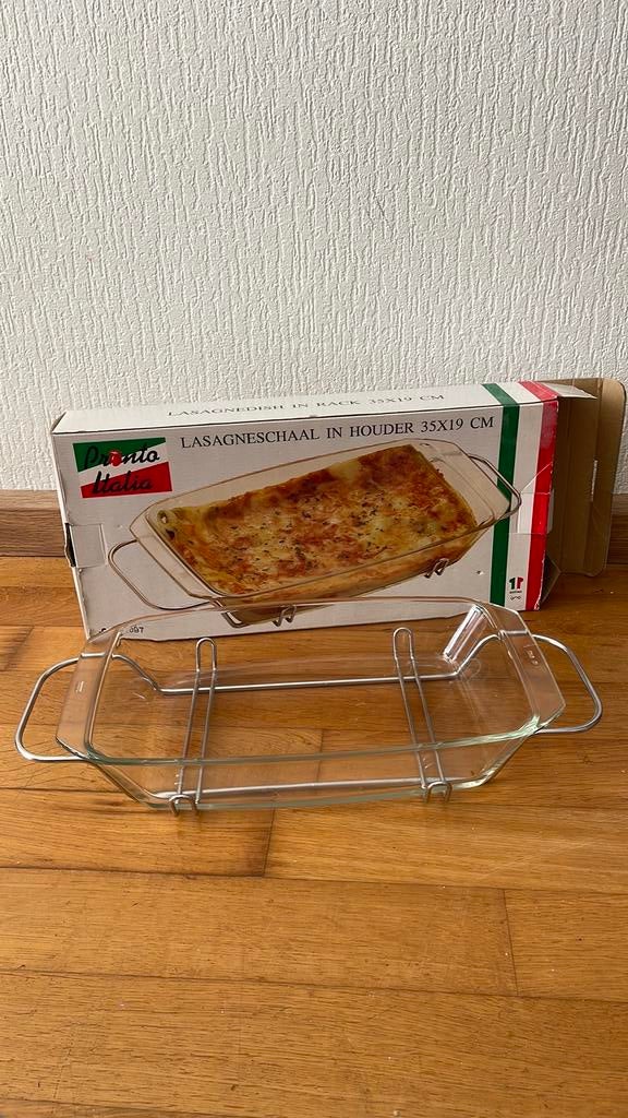 Lasagne schaal / ovenschaal in rek, Ophalen of Verzenden, Nieuw