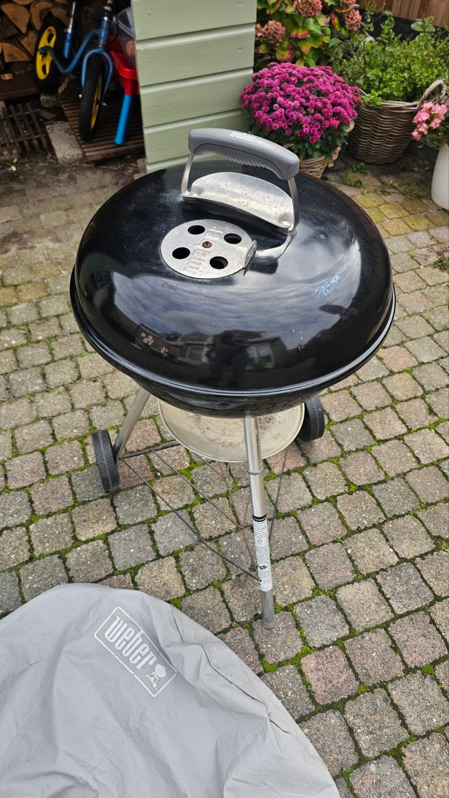 bbq barbecue Weber met hoes, Ophalen, Gebruikt, WEBER BBQ
