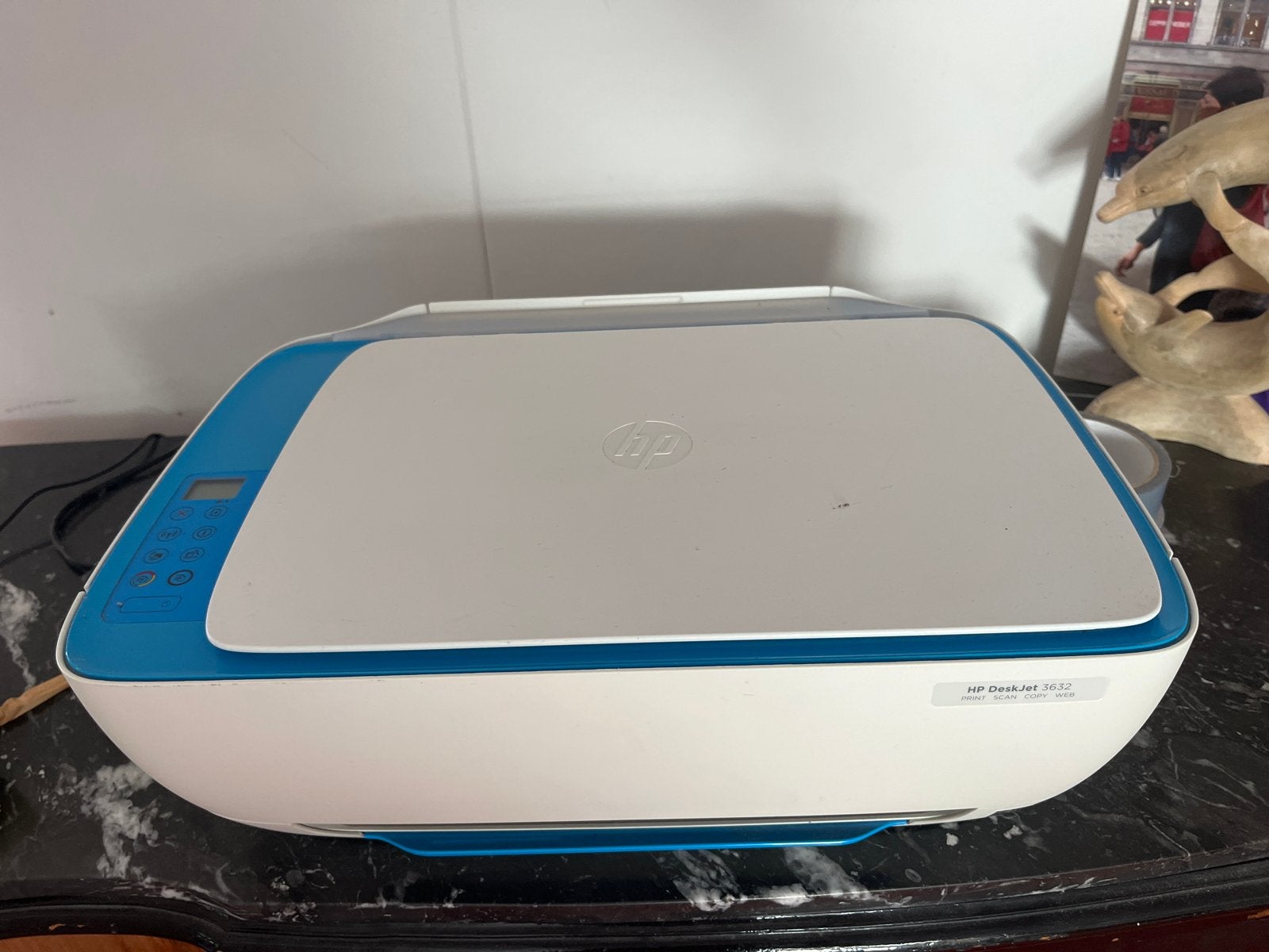 HP DeskJet 3632 All-in-One Printer - Print, Scan, Kopieer, Ophalen, Gebruikt, Inkjetprinter, All-in-one