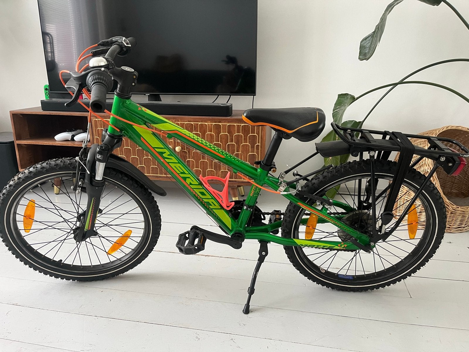 Merida mountainbike 20 inch - Groen, Fietsen en Brommers, Fietsen | Mountainbikes en ATB, Gebruikt, Velgrem, Merida, Geen vering