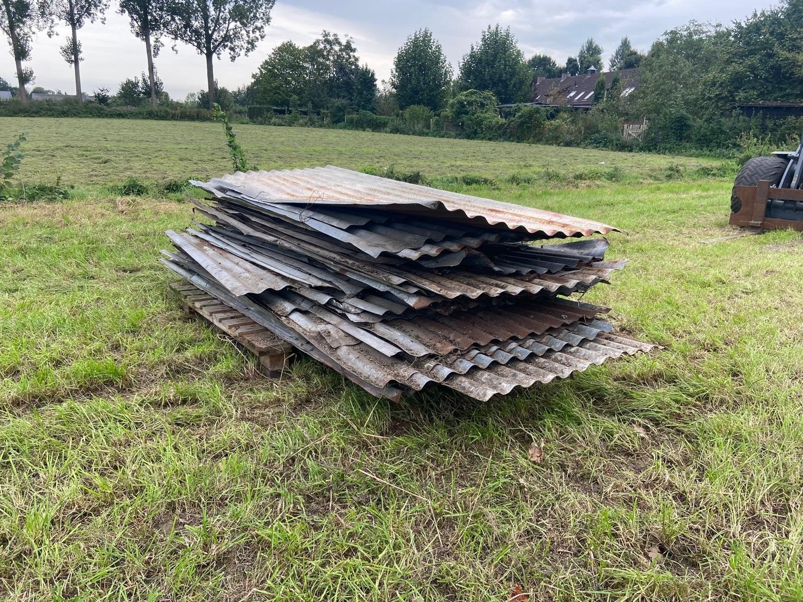 Ijzeren golfplaten - Diverse afmetingen, Doe-het-zelf en Verbouw, Ophalen, Gebruikt, Overige materialen
