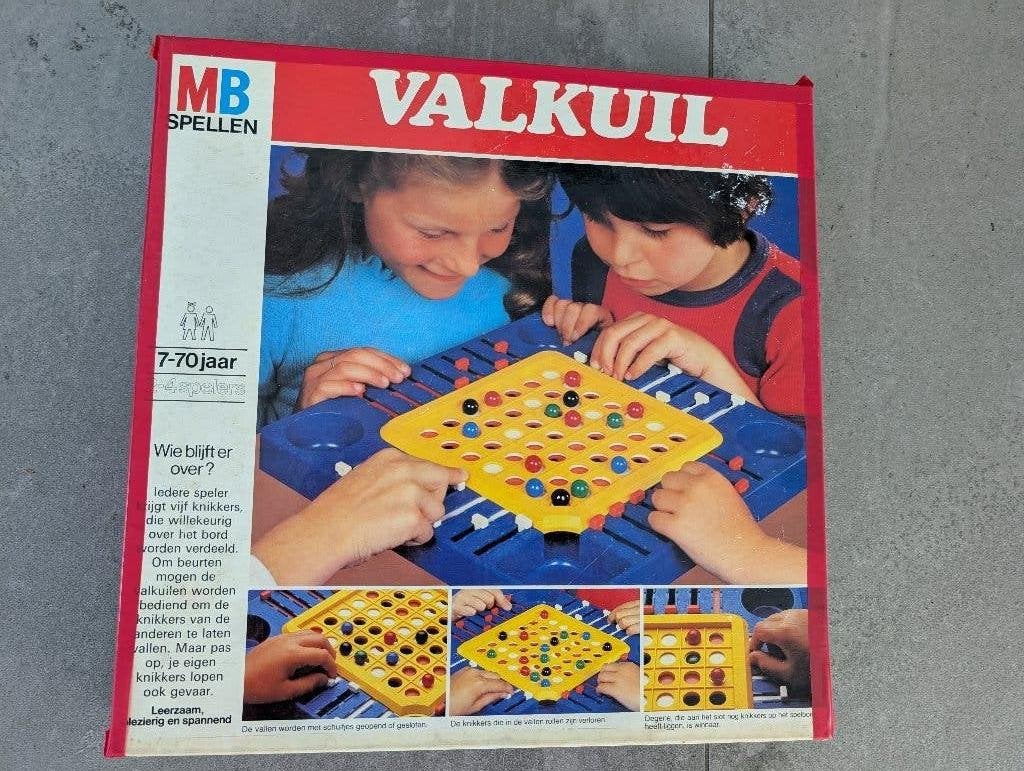 Valkuil, Hobby en Vrije tijd, Gezelschapsspellen | Bordspellen, Ophalen of Verzenden, Gebruikt, MB spellen