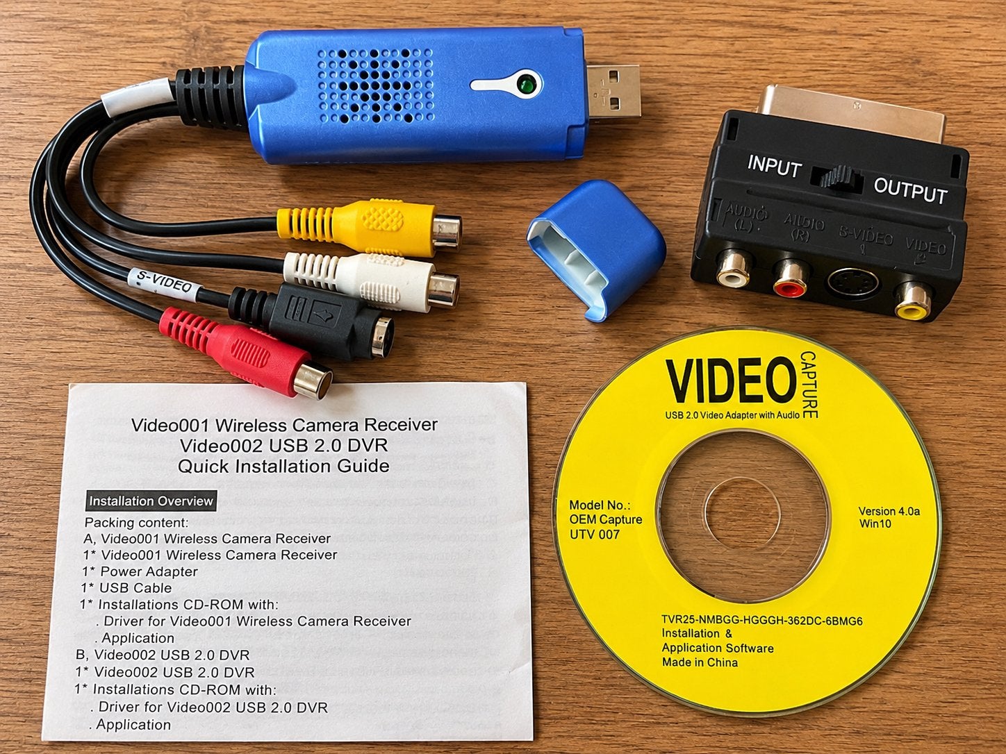 USB 2.0 Video Capture UTV007 – video digitaliseren –, Ophalen of Verzenden, Nieuw, Video