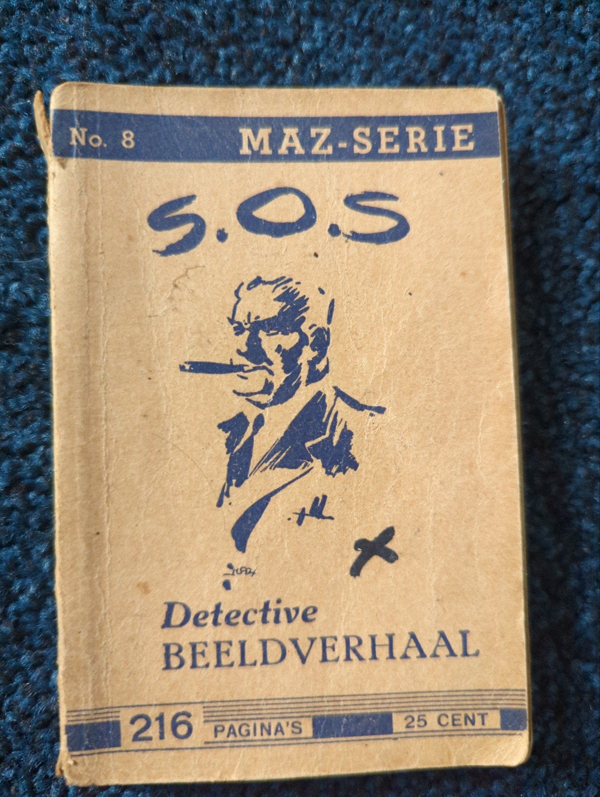 Maz-serie nummer Dick Bos acht S.O.S detective, Boeken, Eén stripboek, Ophalen of Verzenden, Gelezen, Dick Bos