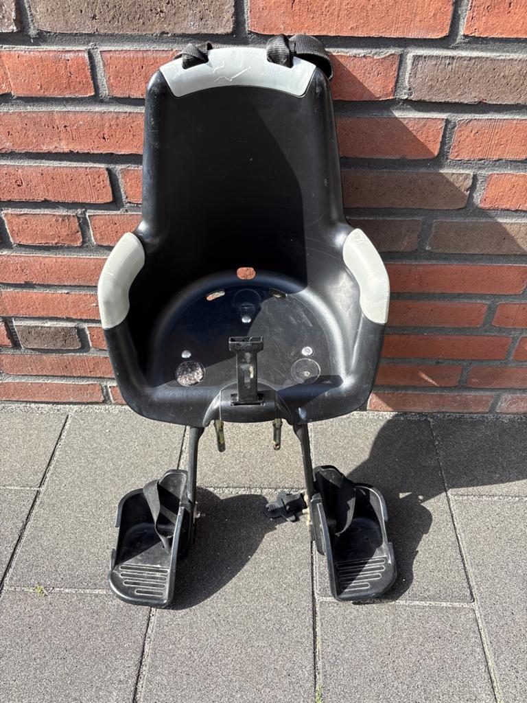 Kinder fietsstoeltje voor., Ophalen, 0 t/m 18 kg, Voorzitje, Gebruikt