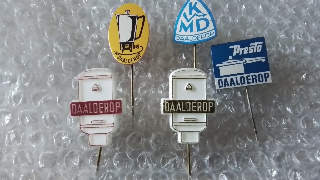 5 verschillende speldjes daalderop, Ophalen of Verzenden, Zo goed als nieuw, Overige onderwerpen