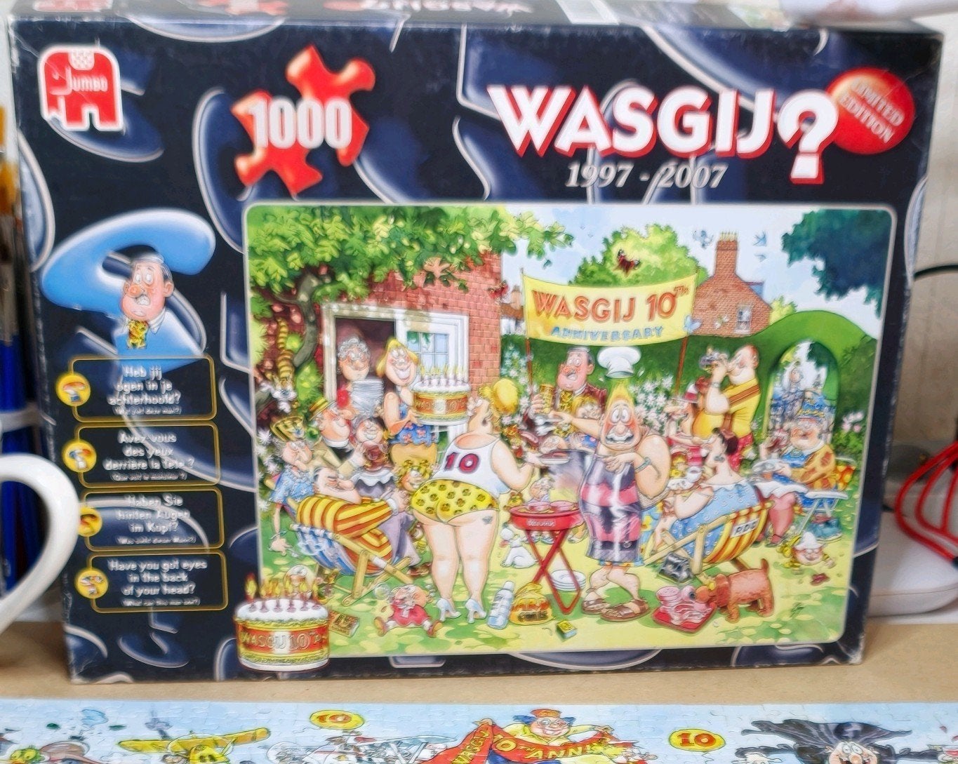 Wasgij Original 10: 'Bloody Tourists' Legpuzzel 1000 stukjes, Ophalen of Verzenden, 500 t/m 1500 stukjes, Zo goed als nieuw, Legpuzzel