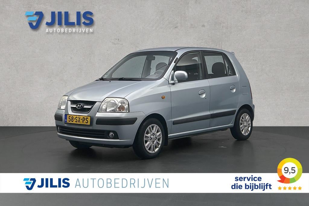 Hyundai Atos 1.1i Dynamic Young | Automaat | Airco | 5-deurs, Auto's, Hyundai, Stof, 31 €/maand, 4 cilinders, Origineel Nederlands