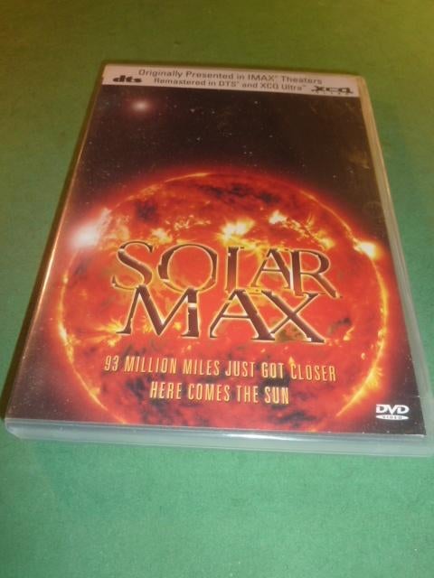 Solar max Dvd Documentaire over de zon, Alle leeftijden, Verzenden, Zo goed als nieuw, Natuur