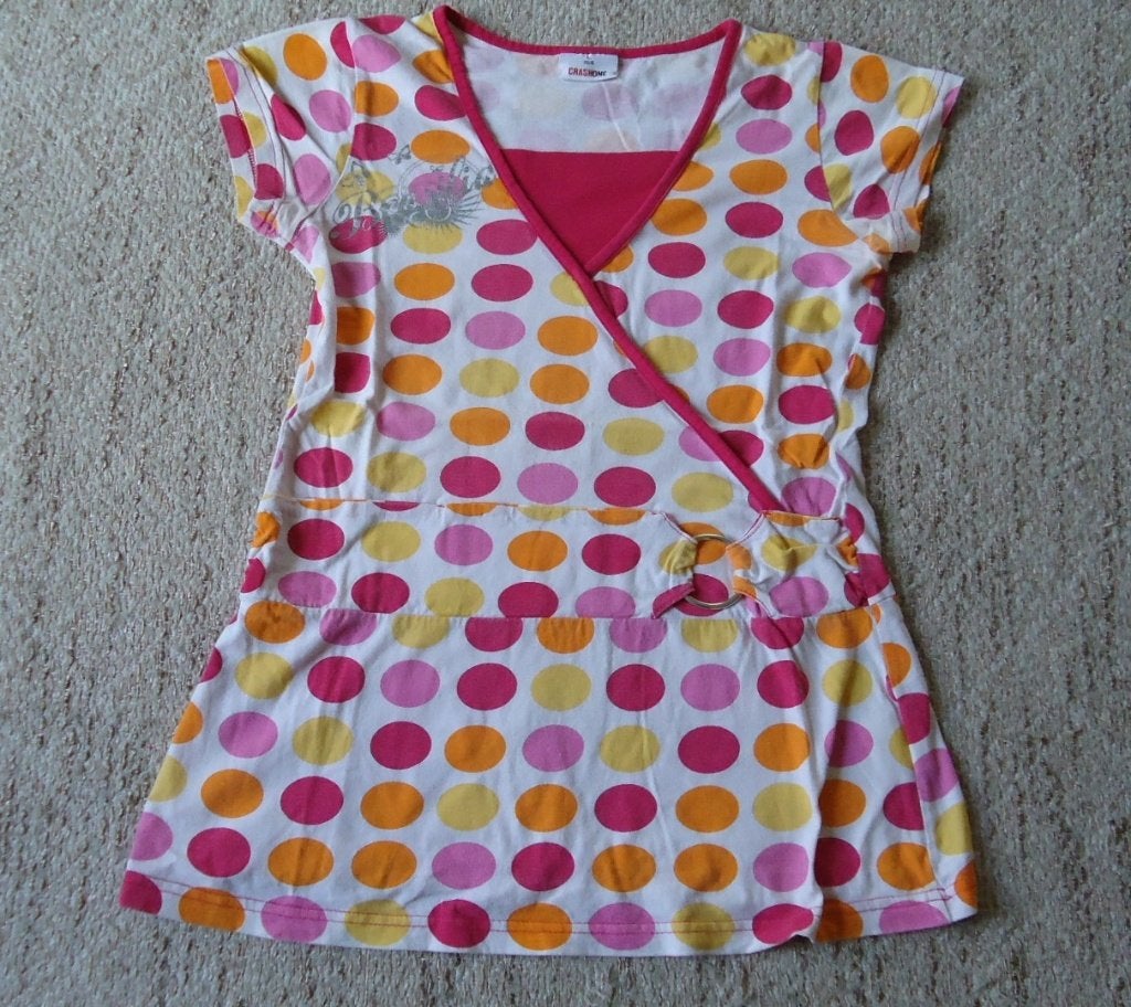 Vrolijk T-shirtje met print, Kinderen en Baby's, Ophalen of Verzenden, Gebruikt, Meisje, Shirt of Longsleeve