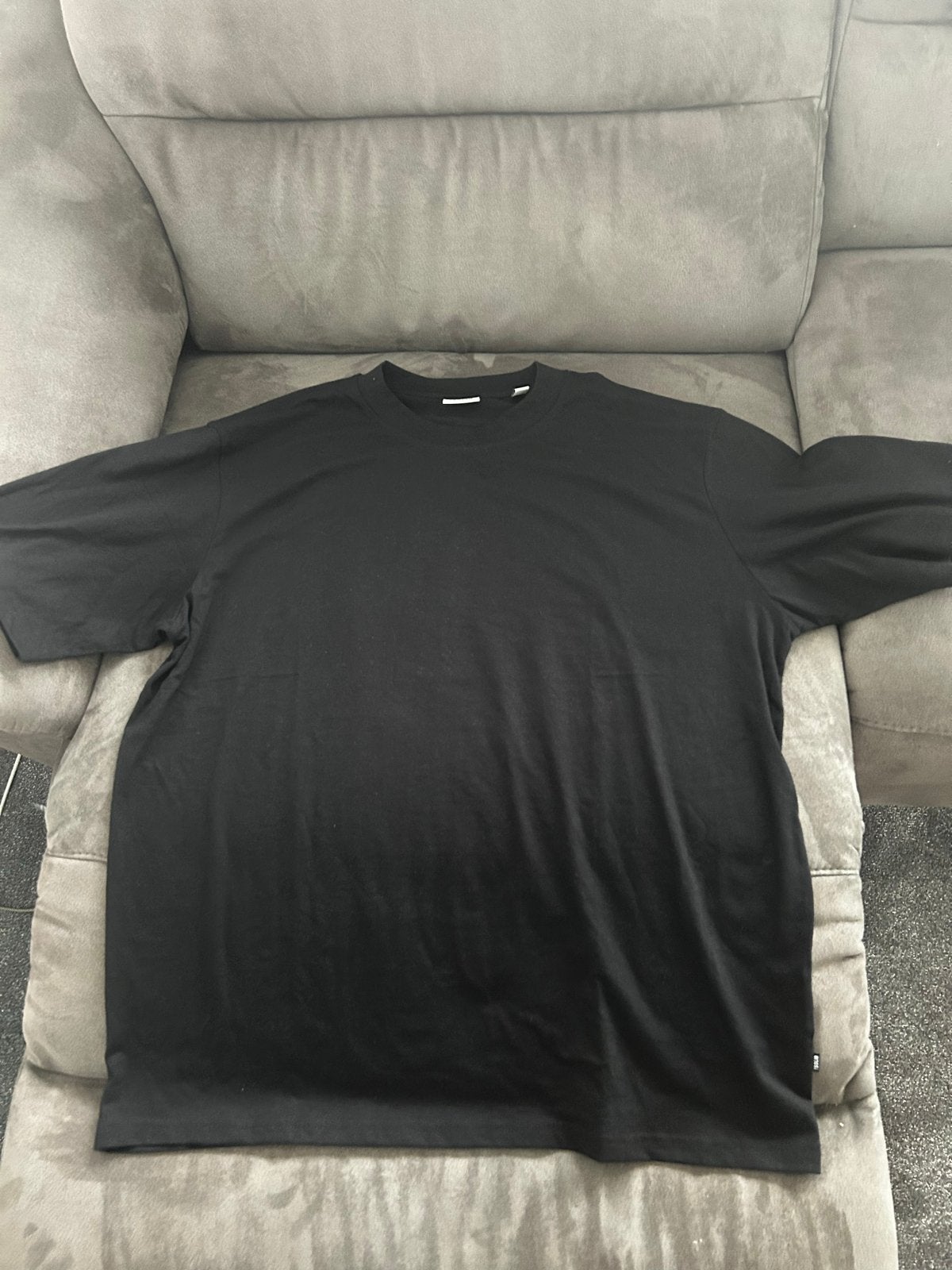 T-shirt !Solid Zwart met print - Nieuw, Maat XL, Ophalen of Verzenden, Nieuw, Maat 56/58 (XL), Zwart