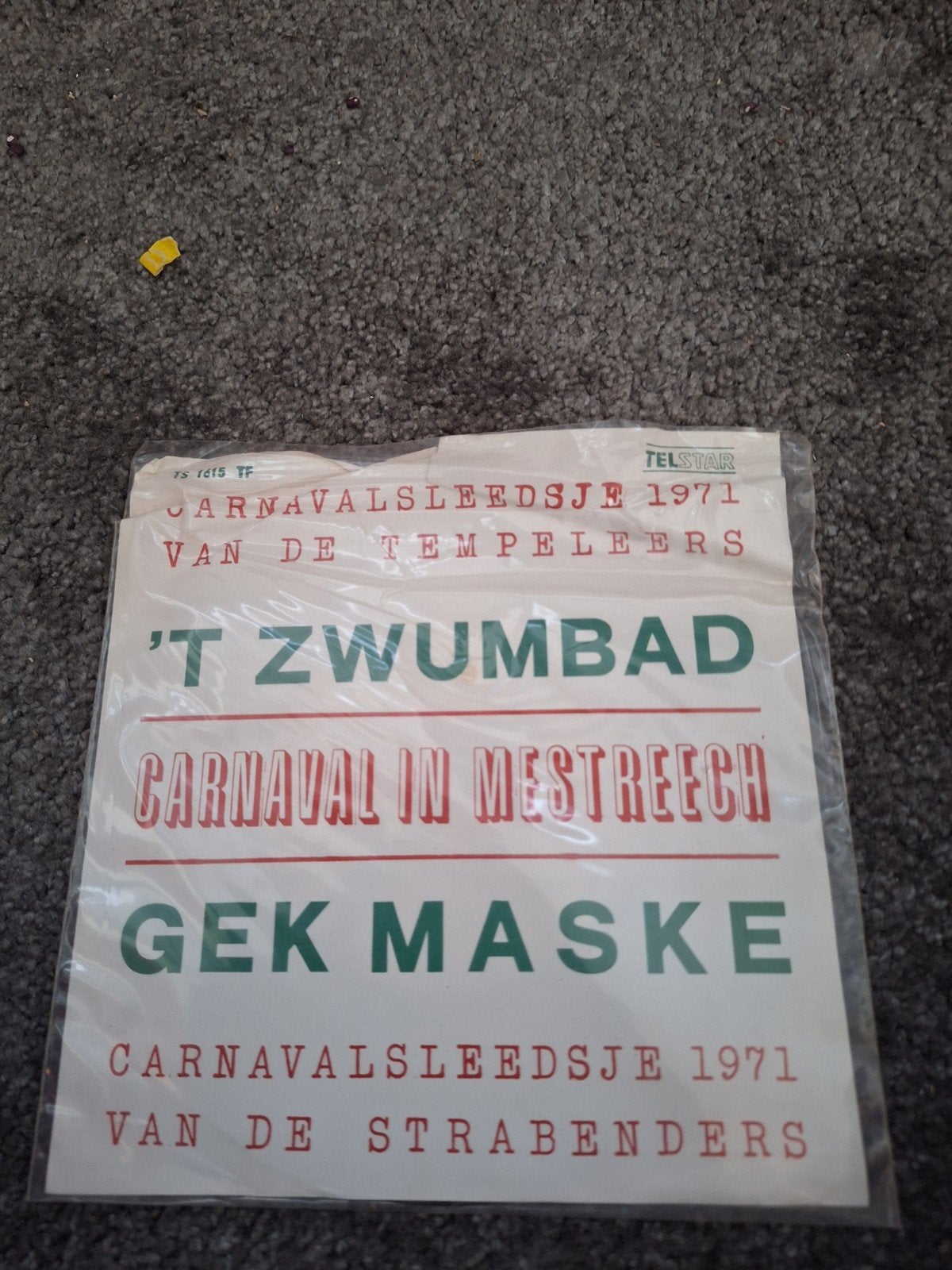 singel van de carnavalsleedsjes uit 1971, Ophalen of Verzenden, Zo goed als nieuw, Pop