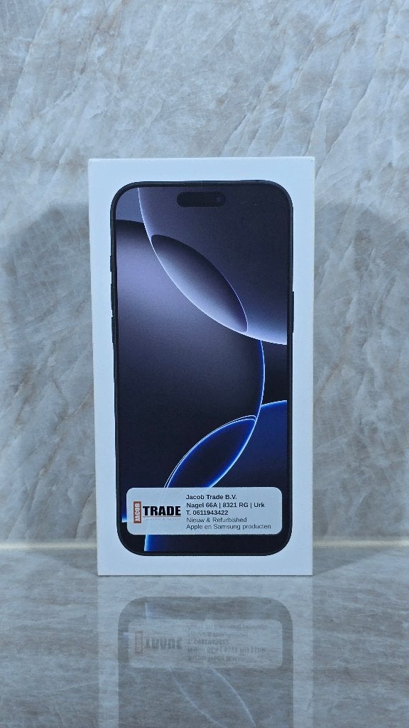 Apple iPhone 16 Pro Max 256GB Zwart, Telecommunicatie, 256 GB, ., Zwart, IPhone 16 Pro Max