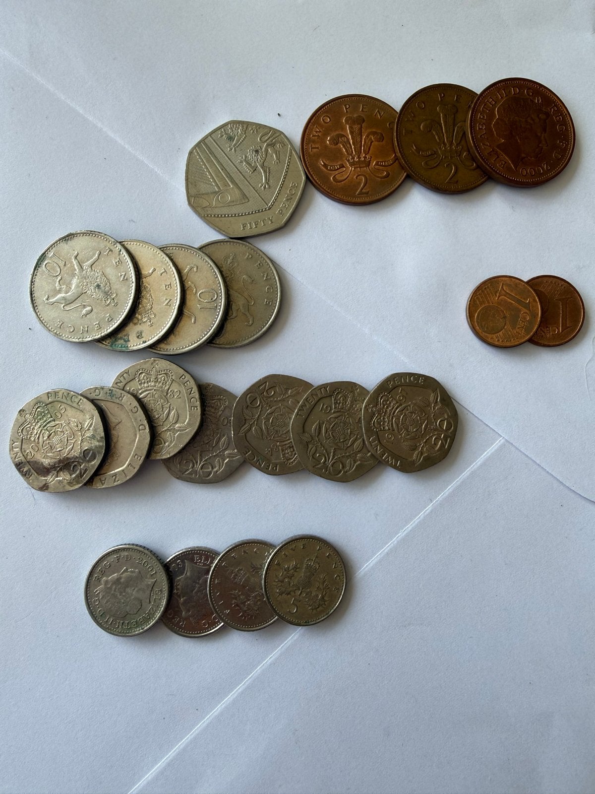 Diverse collectie Britse en Europese munten, Ophalen, Setje