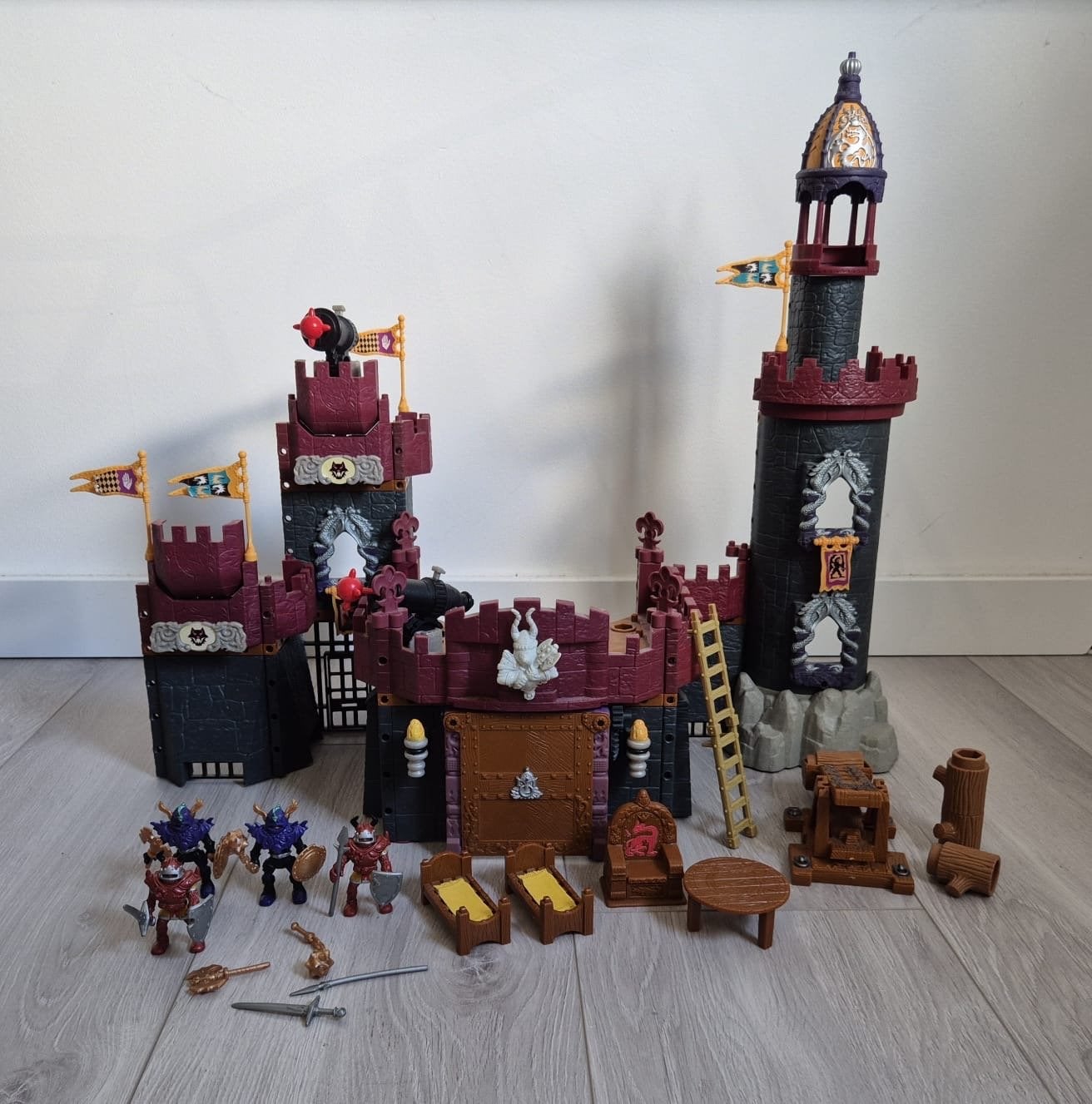 Imaginext kasteel met ridders inclusief boekje, Ophalen of Verzenden, Gebruikt
