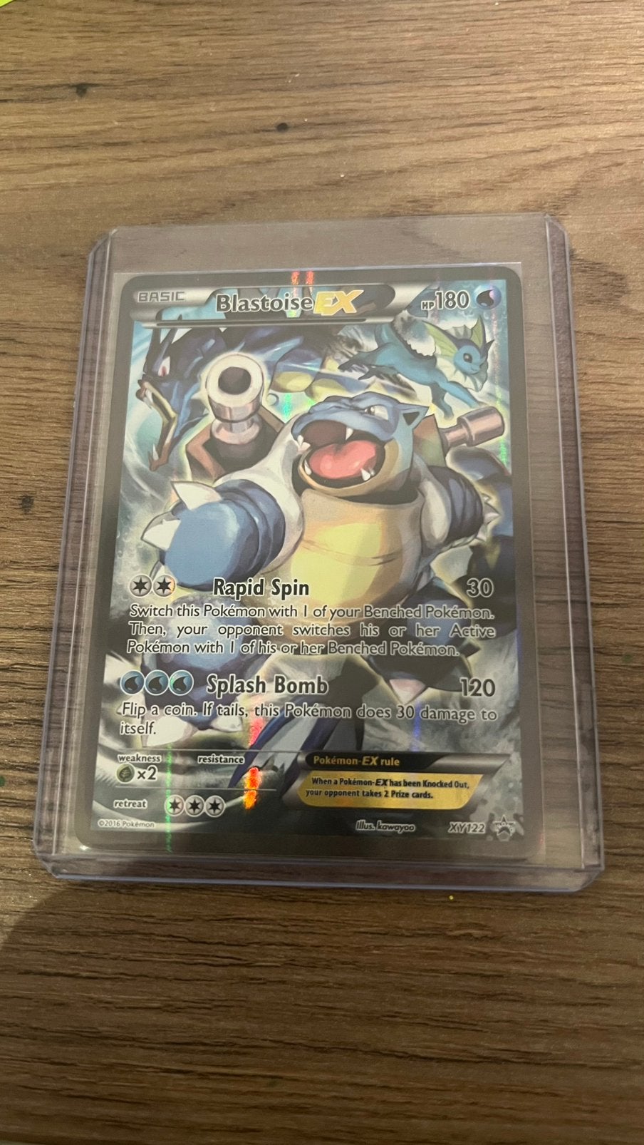Blastoise EX XY122, Ophalen of Verzenden, Zo goed als nieuw