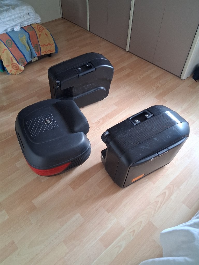 Krauser 2 kofferset, Motoren, Ophalen, Gebruikt