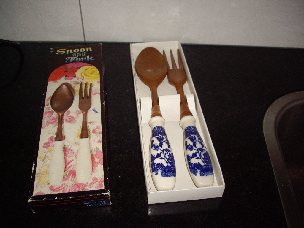couvert met stenen handvat, Antiek en Kunst, Ophalen of Verzenden