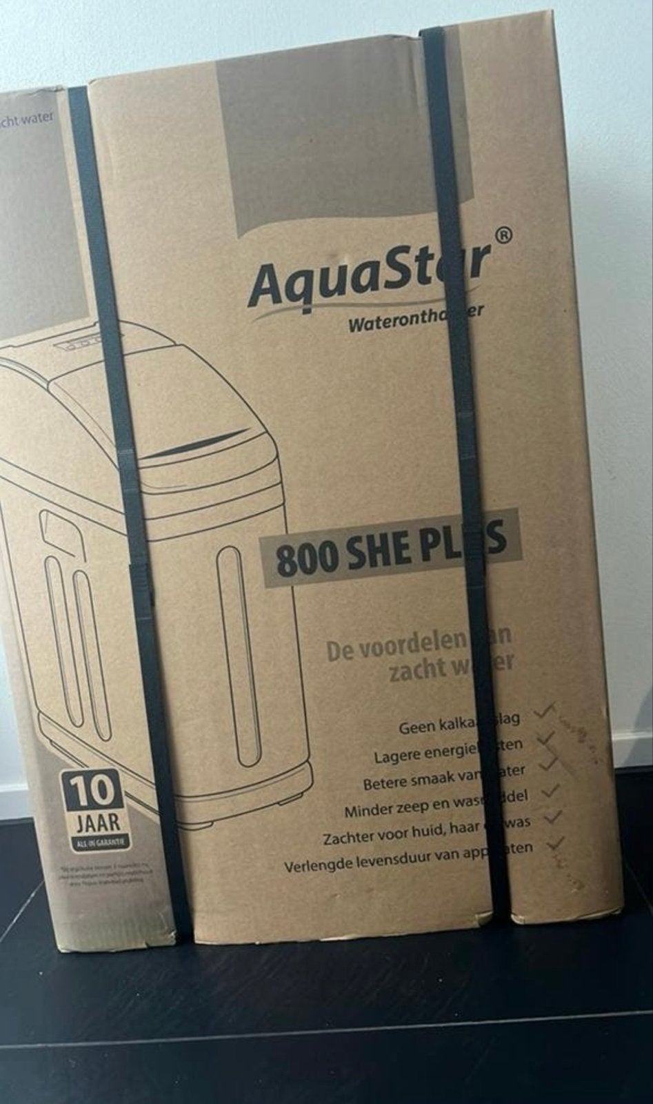 Nieuw! AquaStar 800 SHE Plus Waterontharder - Nieuw in doos, Witgoed en Apparatuur, Waterontharders, Ophalen, Nieuw, Waterontharder met zout