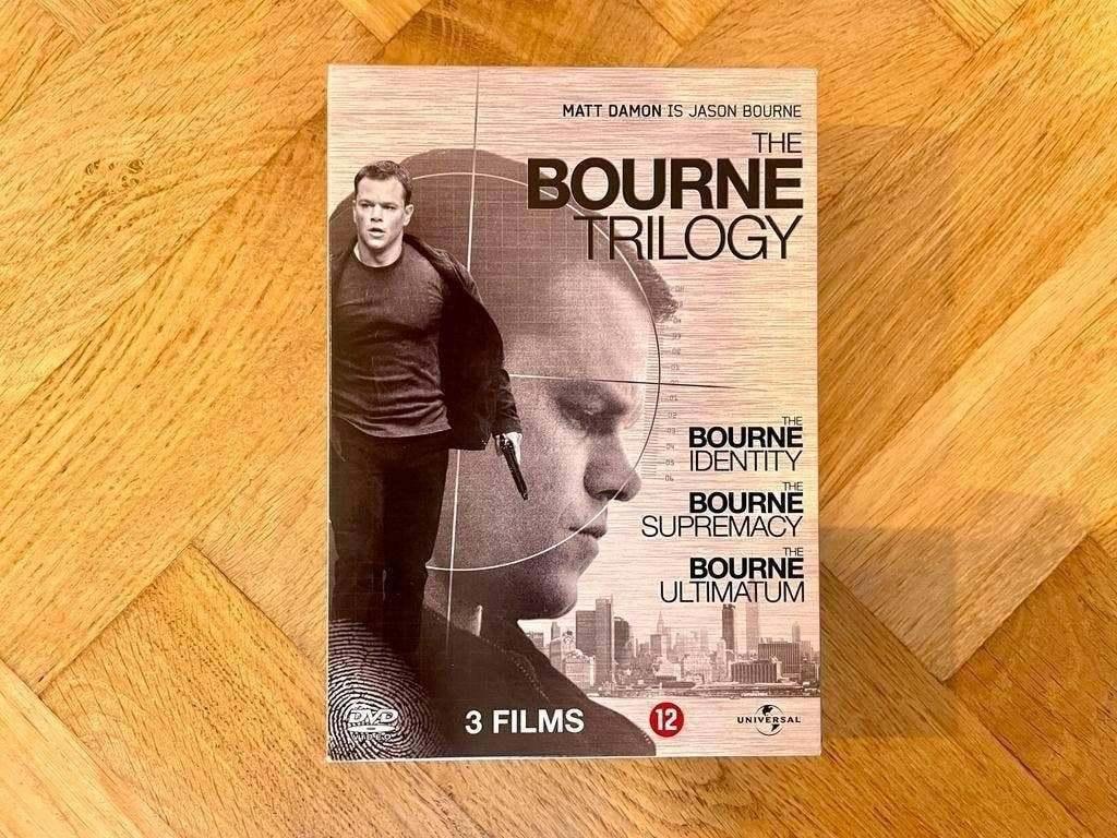 The Bourne Trilogy op DVD met Matt Damon (krasvrij, met NL), Boxset, Actie, Ophalen of Verzenden, Zo goed als nieuw