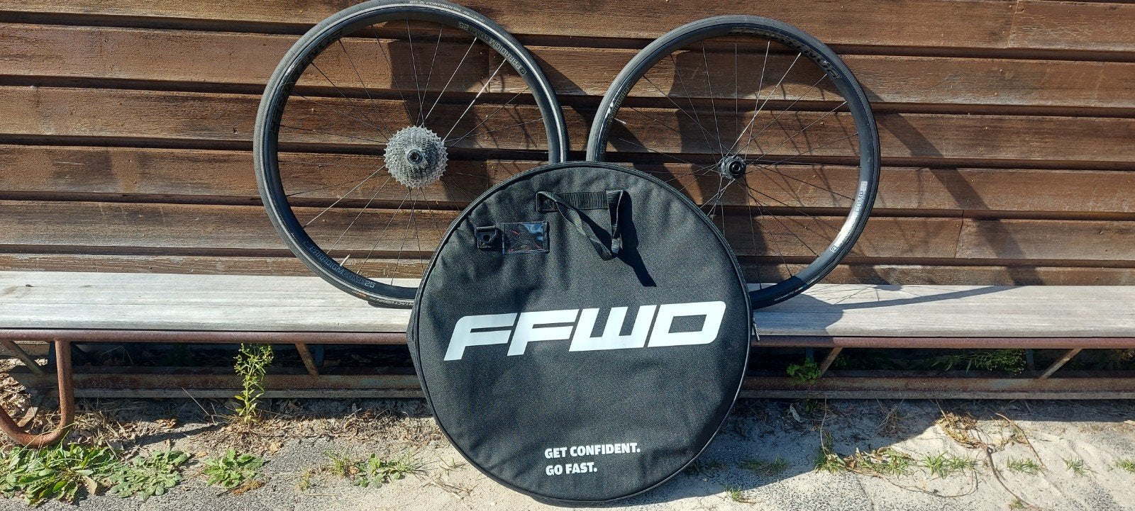 Bontrager Paradigm Comp 25 Wielset met Shimano Cassette, Fietsen en Brommers, Gebruikt, Bontrager, Aluminium, Racefiets