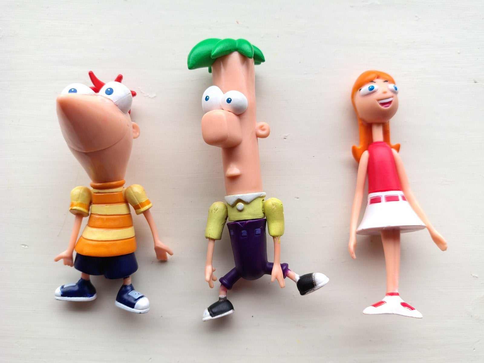 Disney Phineas en Ferb actiefigurenset (3 stuks) Candice, Ophalen of Verzenden, Zo goed als nieuw