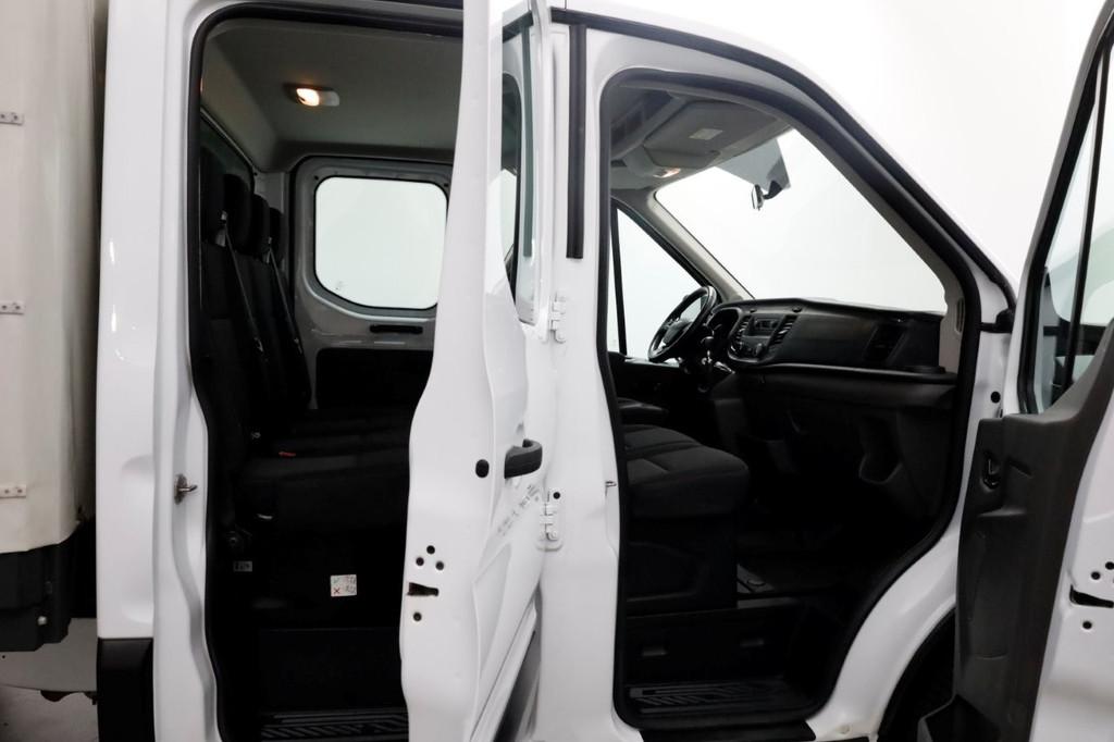 Ford Transit 2.0 TDCI 130pk L2H1 Trend D.C. Open Laadbak met, Auto's, Bestelauto's, Voorwielaandrijving, 15 km/l, 4 cilinders