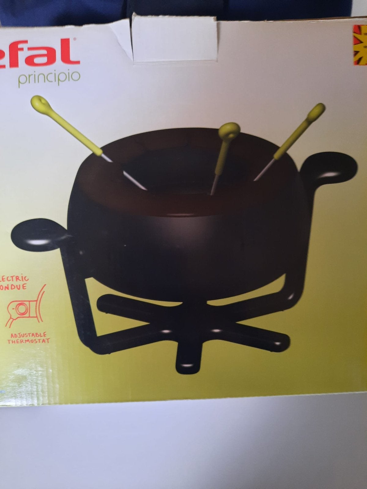 Tefal fondueset, Ophalen, Zo goed als nieuw, 4 t/m 7 personen