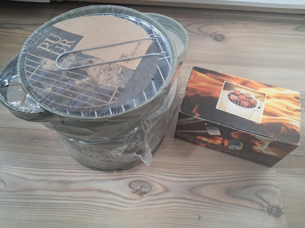Mini houtskoolbbq | nieuw!, Ophalen, Nieuw, Met accessoires