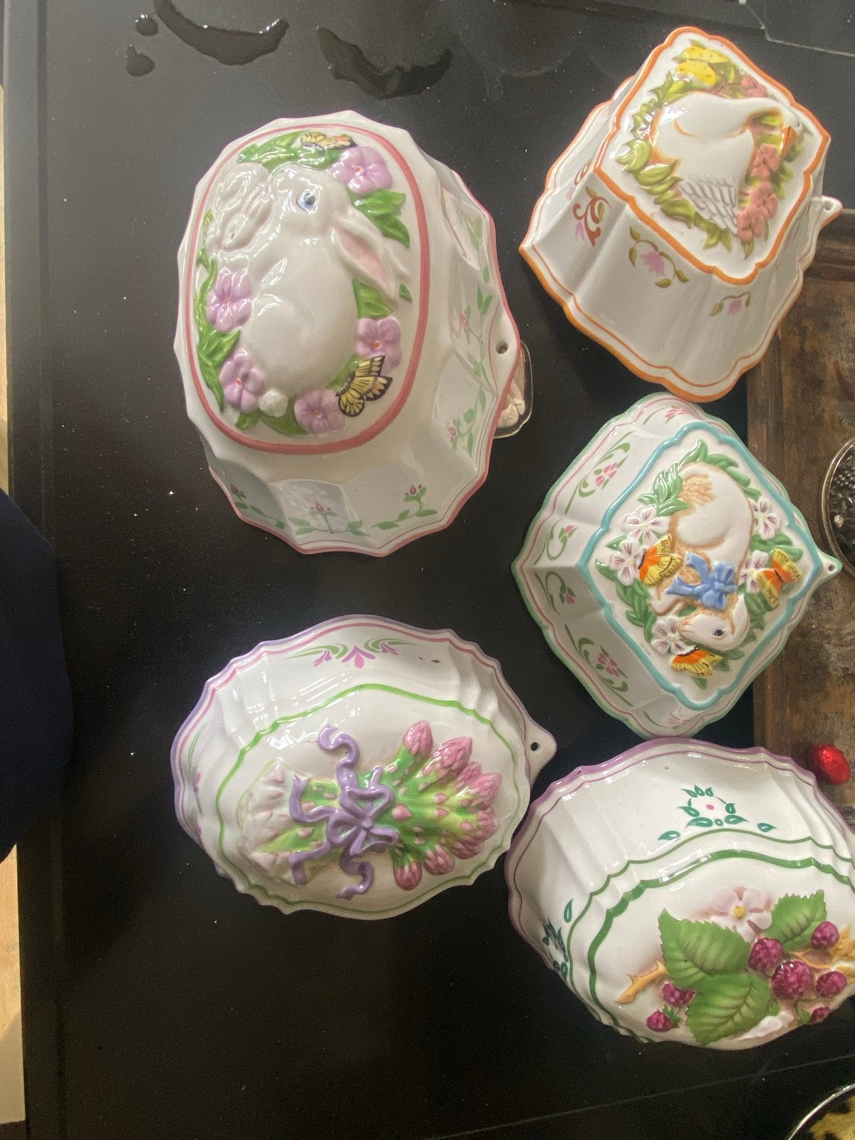 Le Cordon Bleu Franklin Mint Porseleinen Puddingvormen, Ophalen, Zo goed als nieuw, Porselein, Overige typen