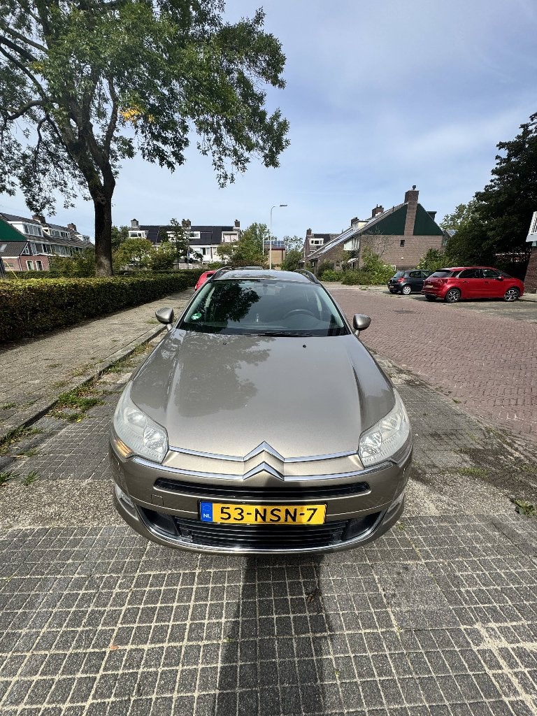 Citroën C5 1.6 THP Tourer 2010 Beige, Voorwielaandrijving, Euro 5, Stof, Zwart