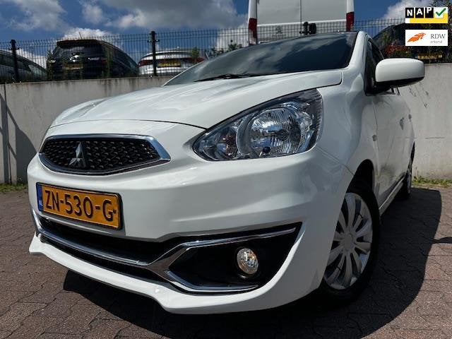 Mitsubishi Space Star 1.0 Cool+/AIRCO/NAP/NL AUTO/ APK 12-20, Voorwielaandrijving, Stof, Gebruikt, Wit