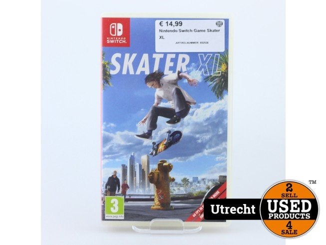 Nintendo Switch Game Skater XL, Nintendo, Zo goed als nieuw, Support@nintendo.com, 11-1 Hokotate-cho, Kamitoba, Minami-ku
Kyoto 601-8501
Japan