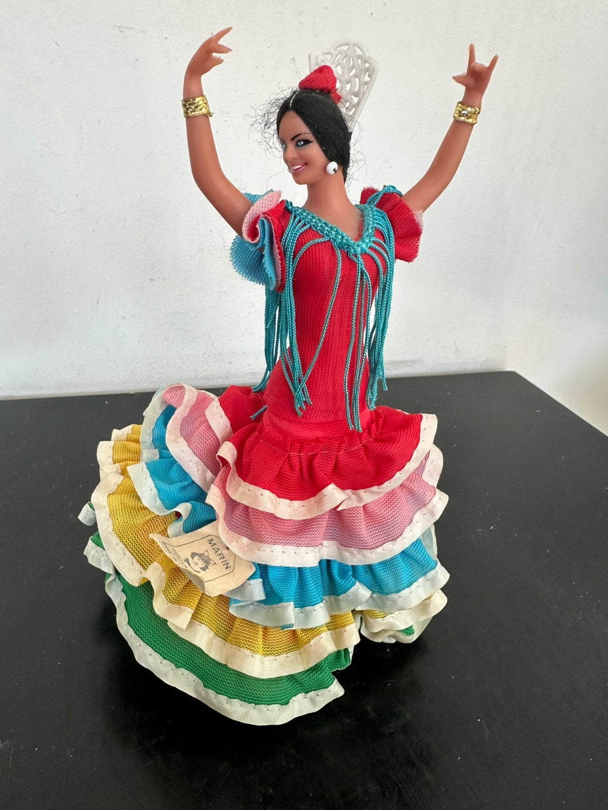Vintage Marin Spanje Spaanse Flamingo danseres  pop, Ophalen of Verzenden, Gebruikt, Pop