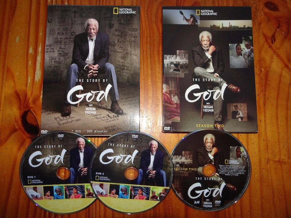 The Story of God seizoen 1 + 2 met Morgan Freeman, Alle leeftijden, Ophalen of Verzenden, Zo goed als nieuw, Politiek of Geschiedenis