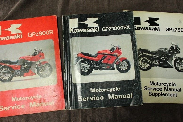 Kawasaki GPz900R 1984 / 1985 motorcycle service manual ZX900, Motoren, Ophalen of Verzenden, Kawasaki