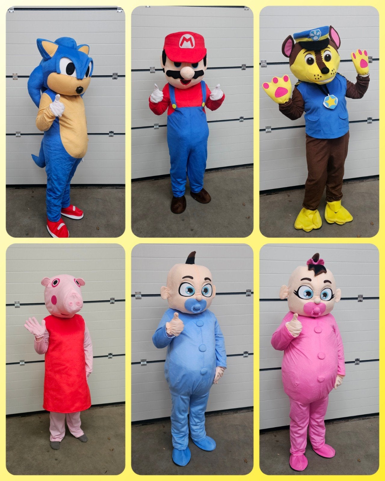 Mascottes poppen feest verhuur te koop, Ophalen, Zo goed als nieuw, Fantasy
