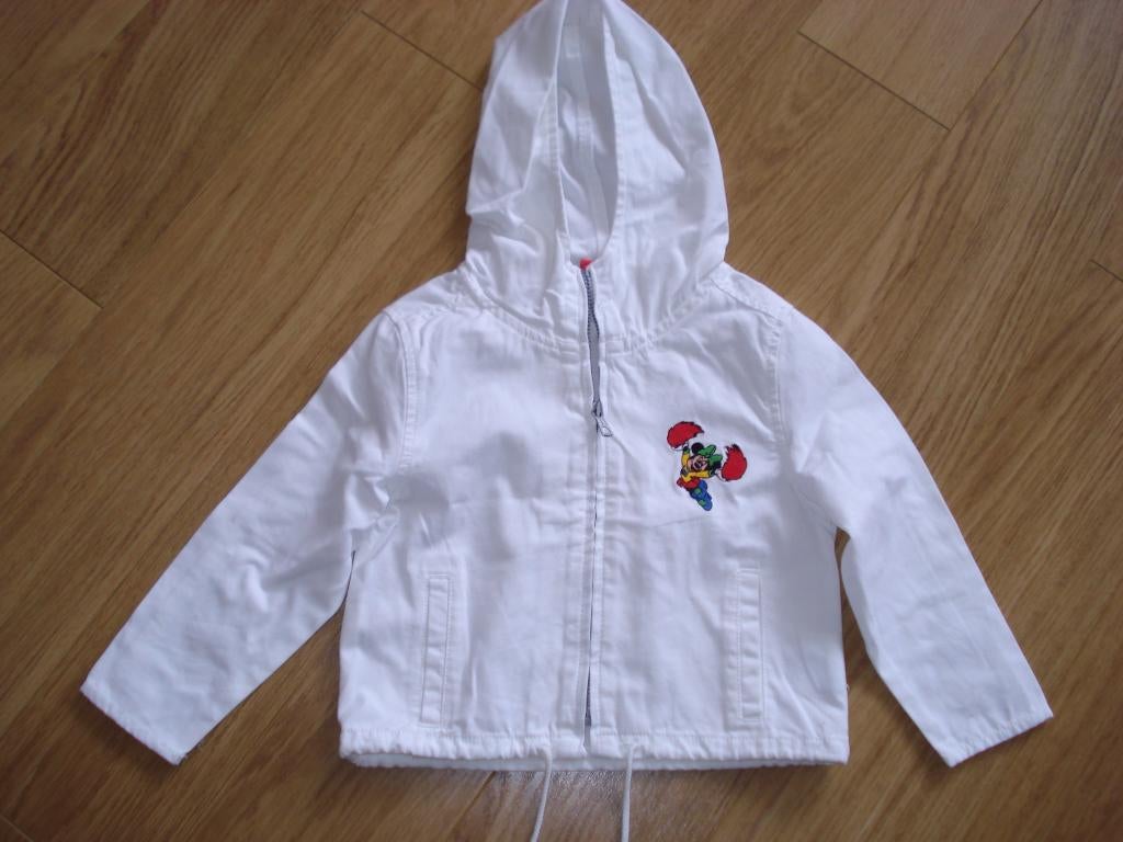 Nieuw wit spijkerjasje, Ophalen of Verzenden, Nieuw, Meisje, Jas